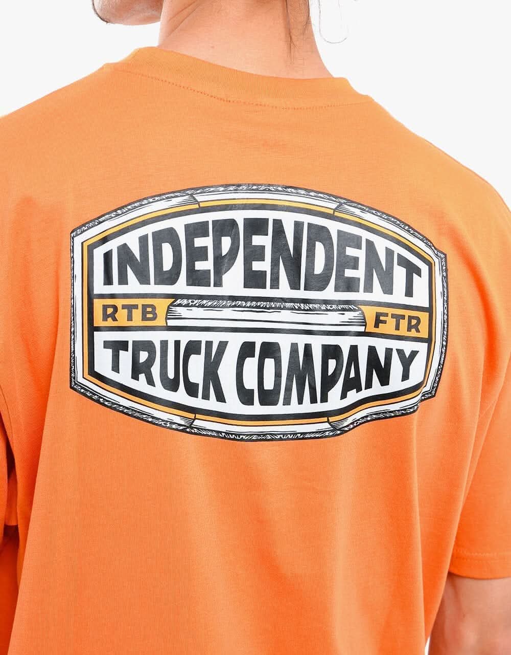 Independent ITC Curb T-Shirt - Rust