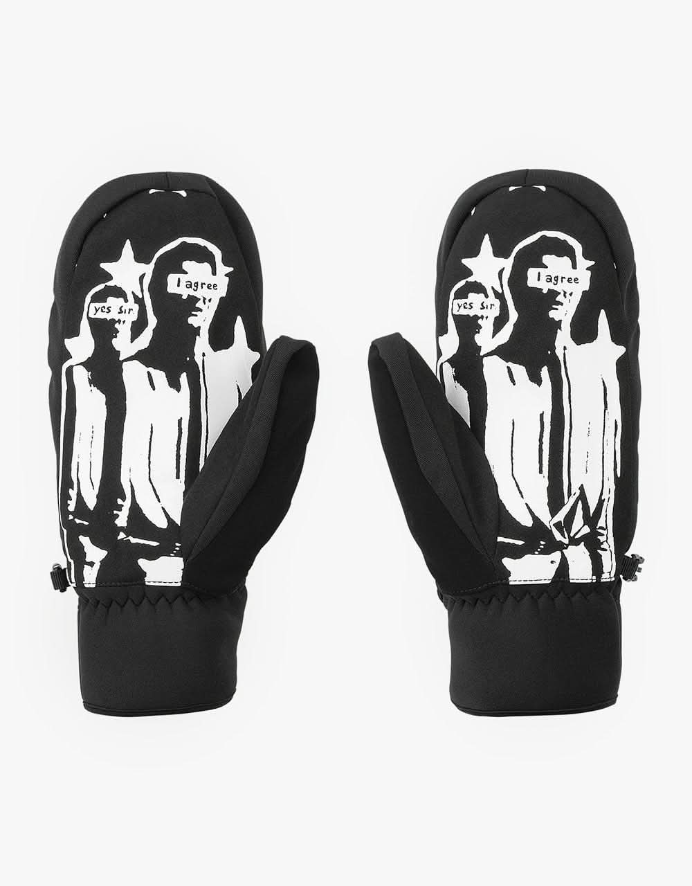 Volcom VCO Nyle Snowboard Mitts - Black