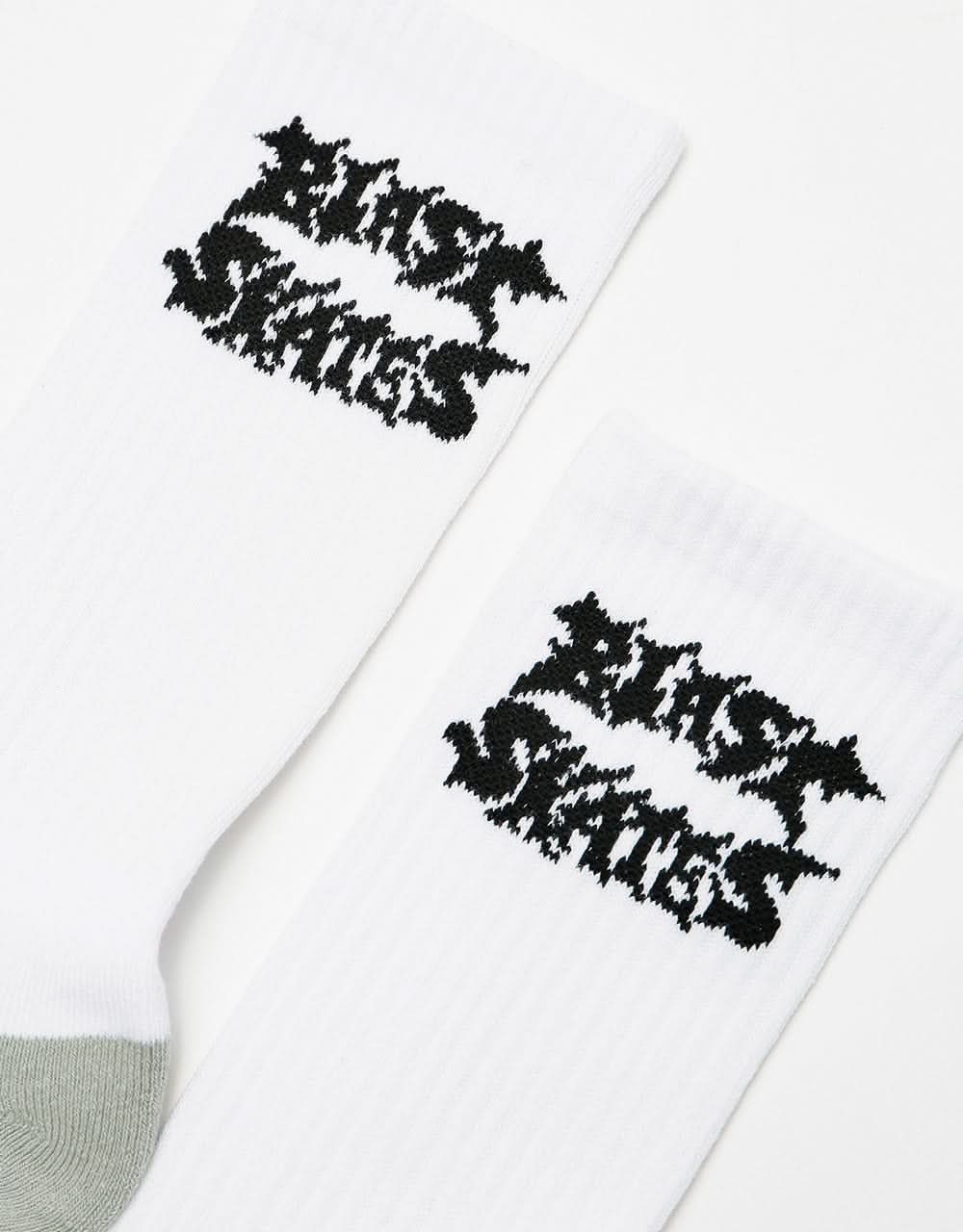 Blast Z.Taylor Gnar Zone Socks - White (w/Sticker)