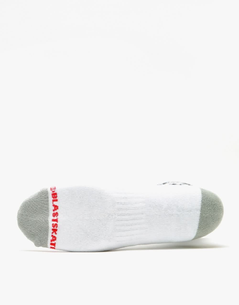Blast Z.Taylor Gnar Zone Socks - White (w/Sticker)