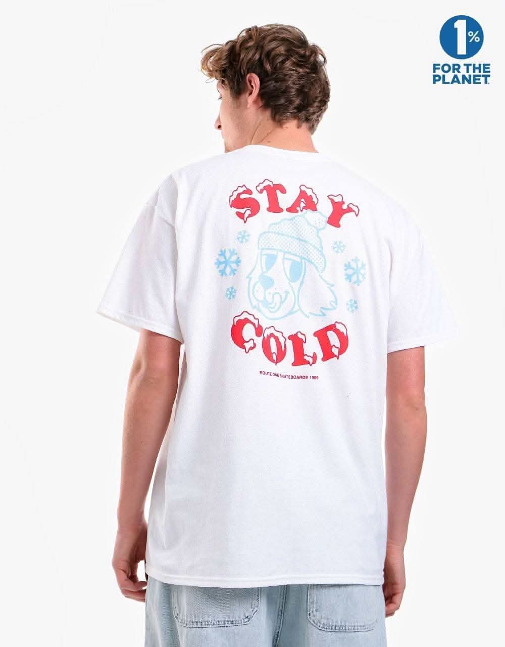 Route One Stay Cold T Shirt White