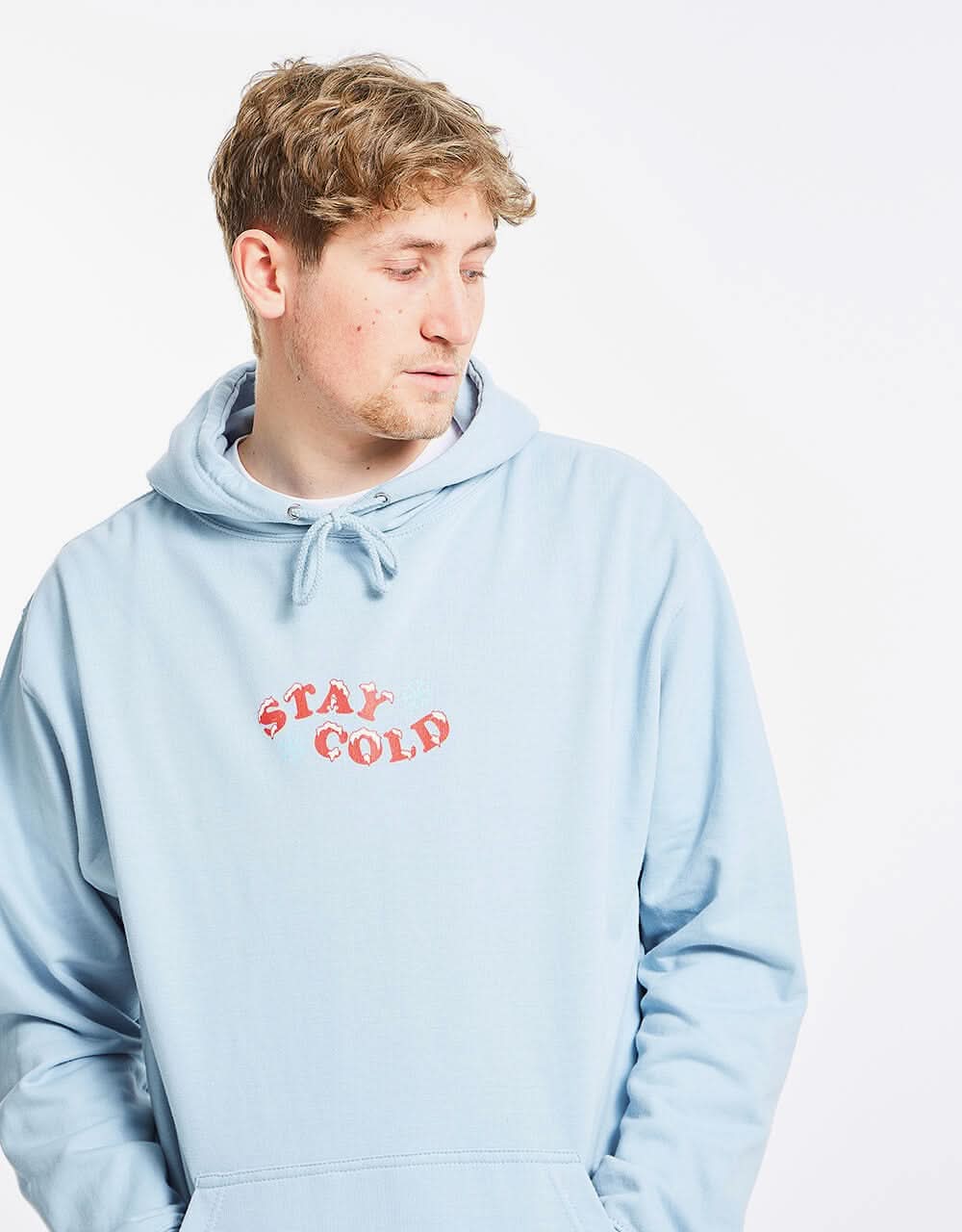 Route One Stay Cold Pullover Hoodie - Sky Blue