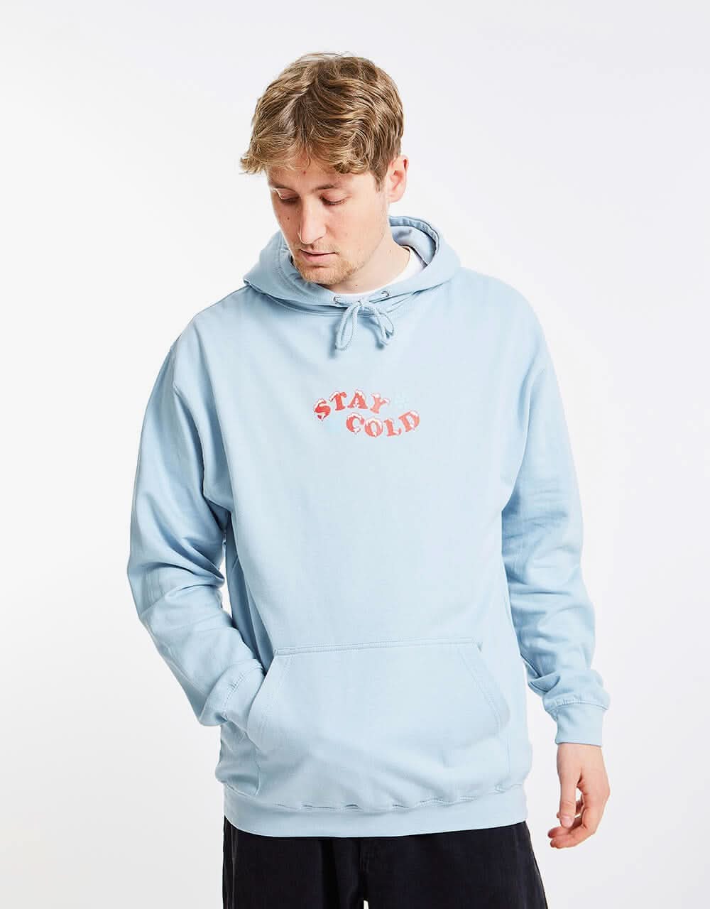 Route One Stay Cold Pullover Hoodie - Sky Blue