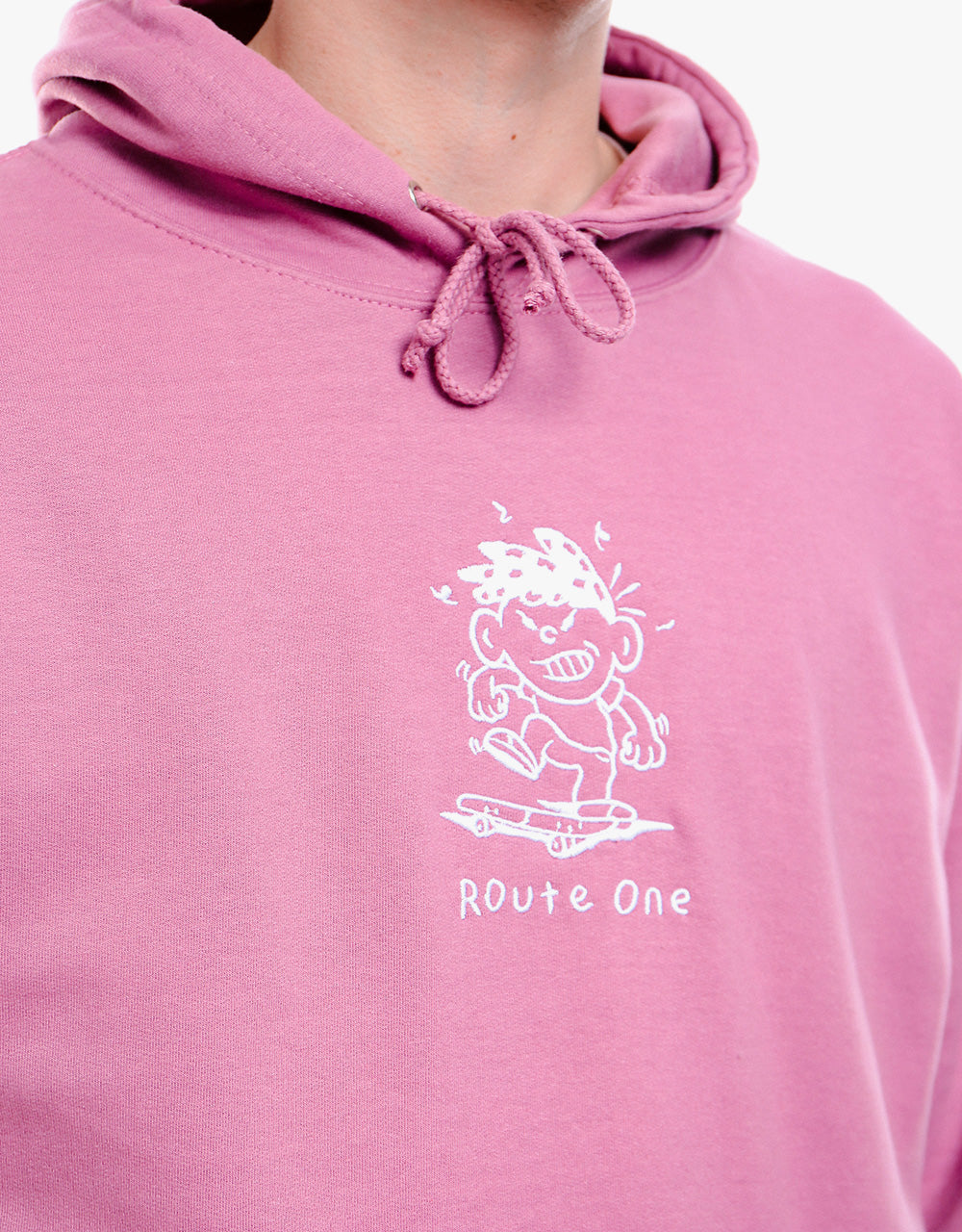Route One Focus Pullover Hoodie - Dusty Purple