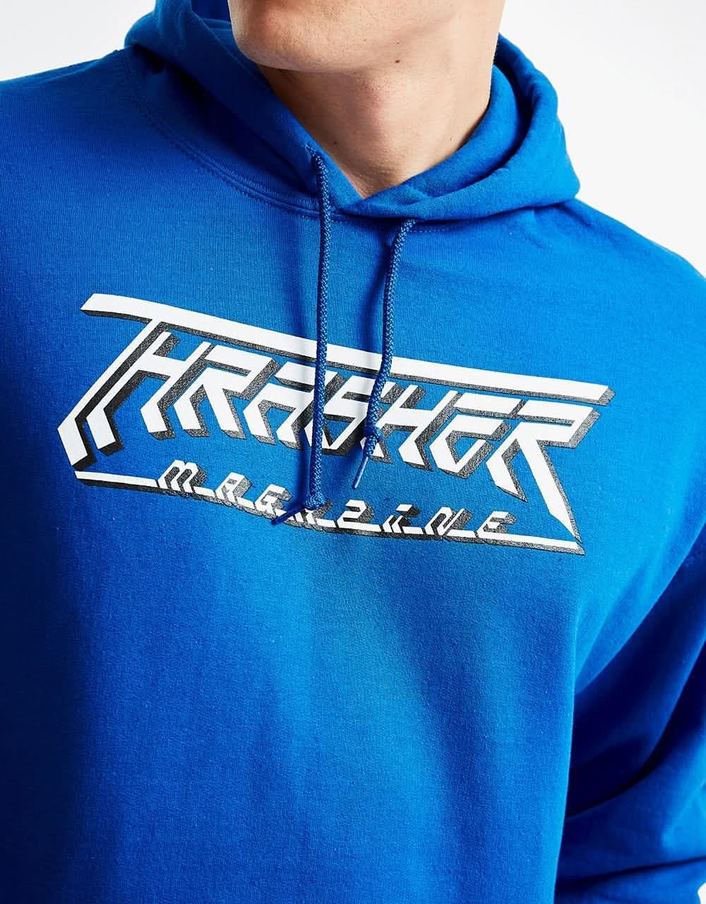 Thrasher Future Logo Pullover Hoodie - Royal