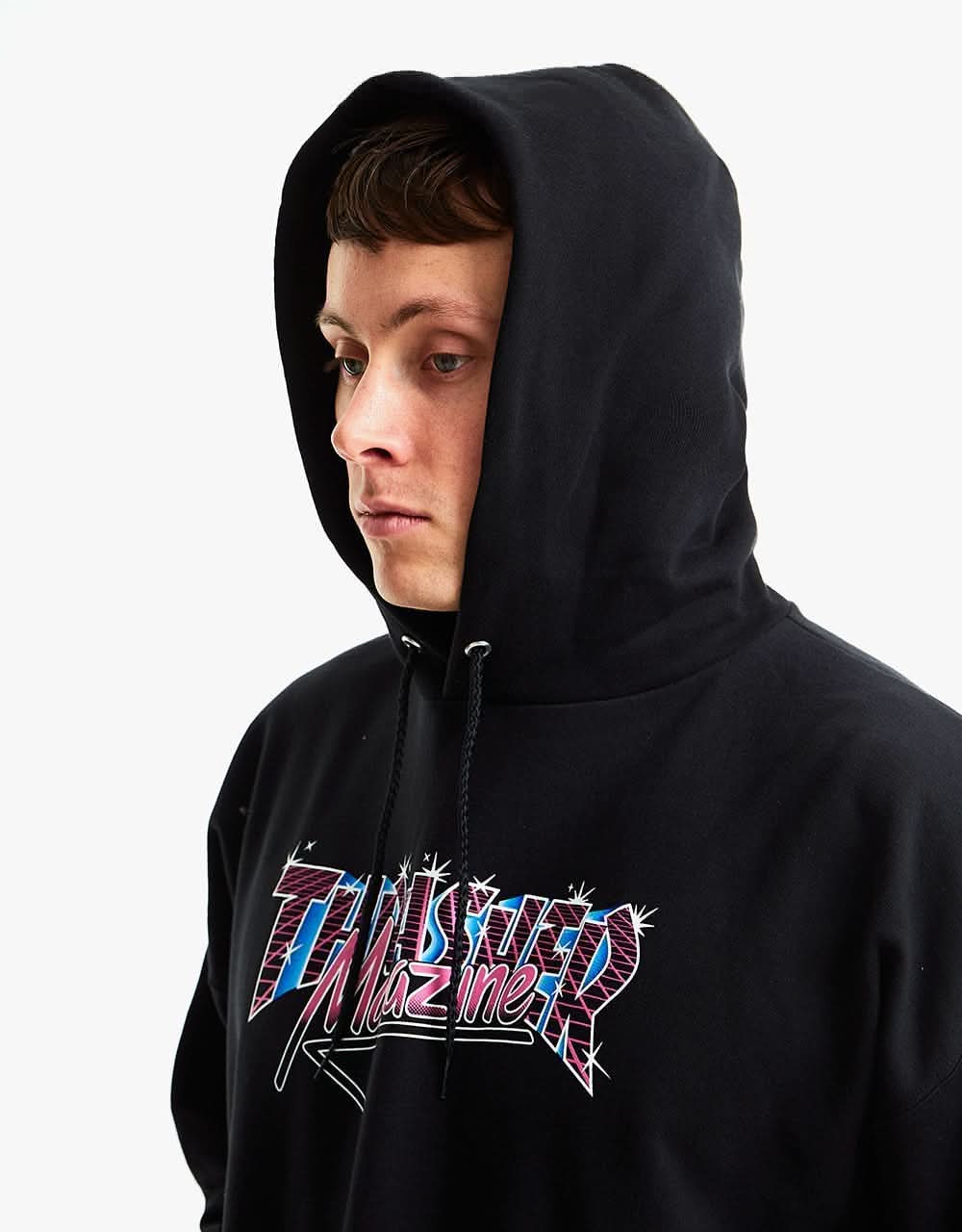 Thrasher Vice Logo Pullover Hoodie - Black