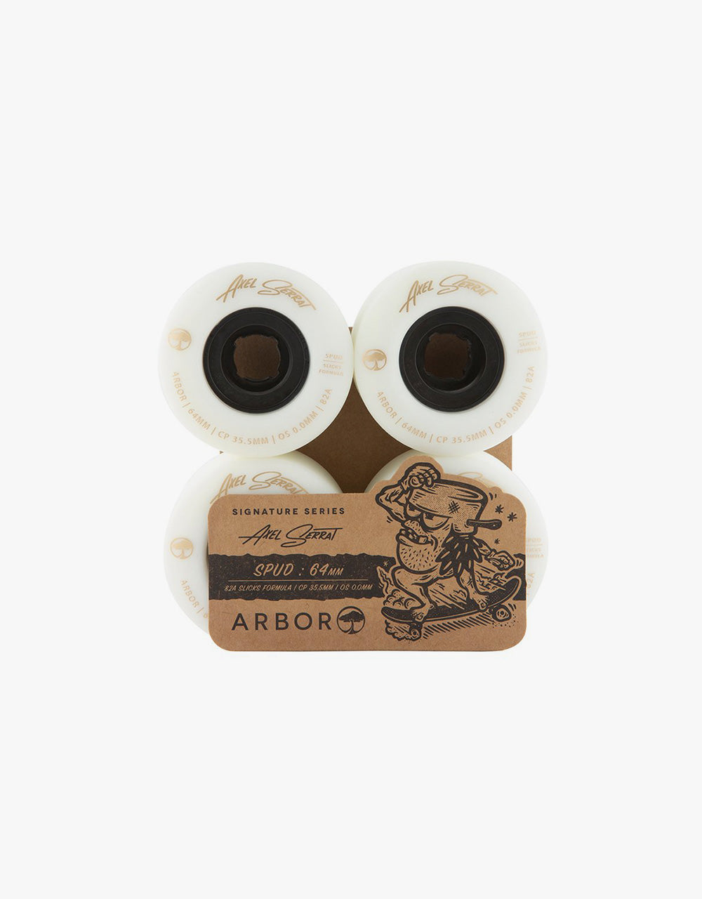 Arbor Serrat Spud 82a Skateboard Wheel - 64mm