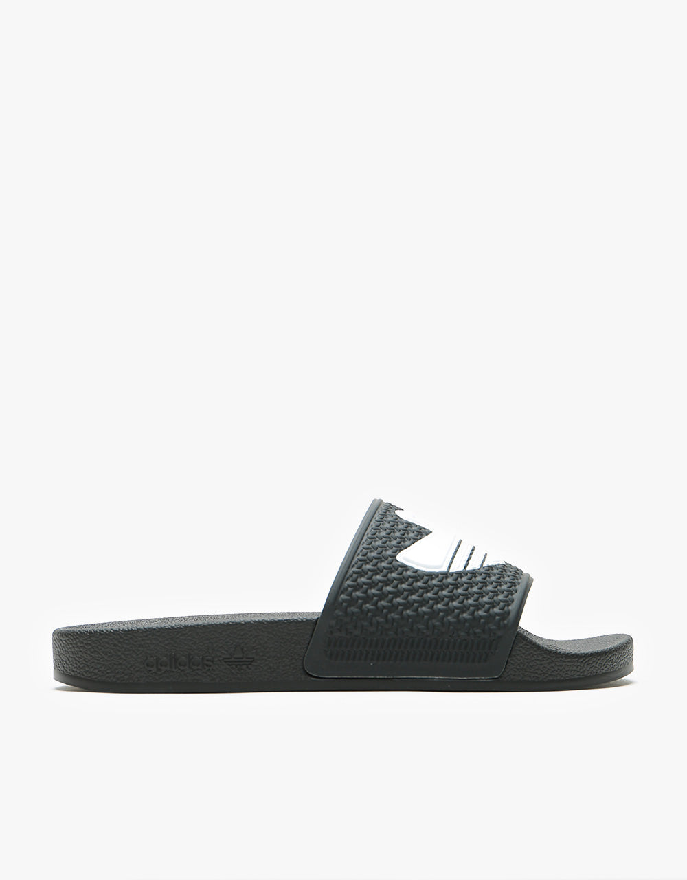 adidas Shmoofoil Slides - Core Black/White/White