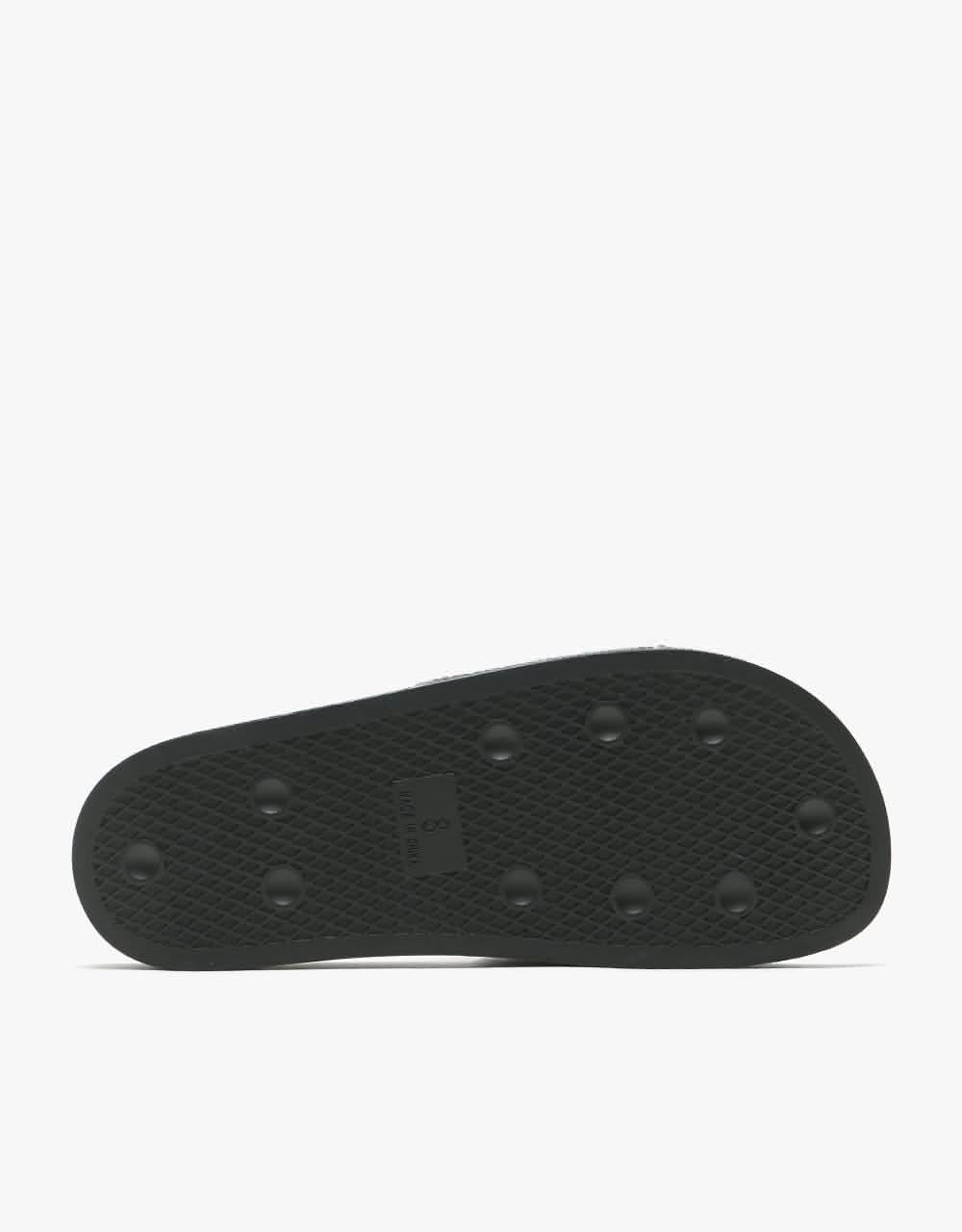 adidas Shmoofoil Slides - Core Black/White/White