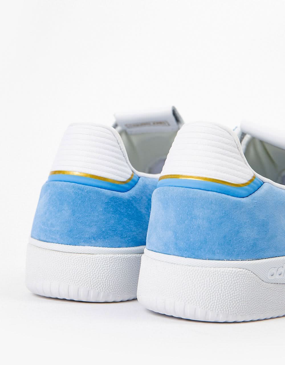 adidas Tyshawn Low Skate Shoes - Sky Rush/Sky Rush/Gold Metallic