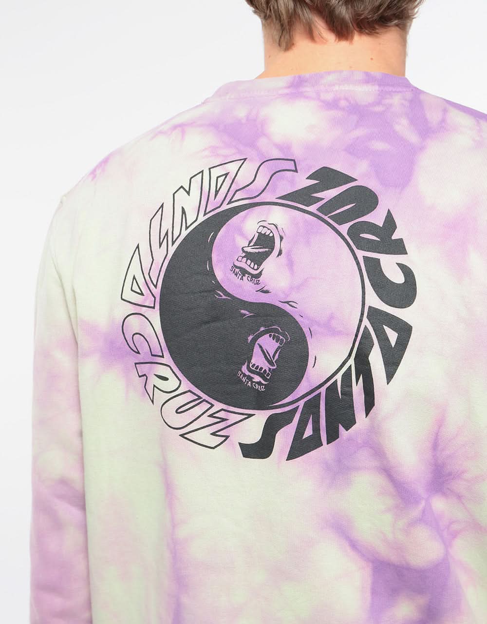 Santa Cruz Scream Ying Yang Crew - Trippy Cloud