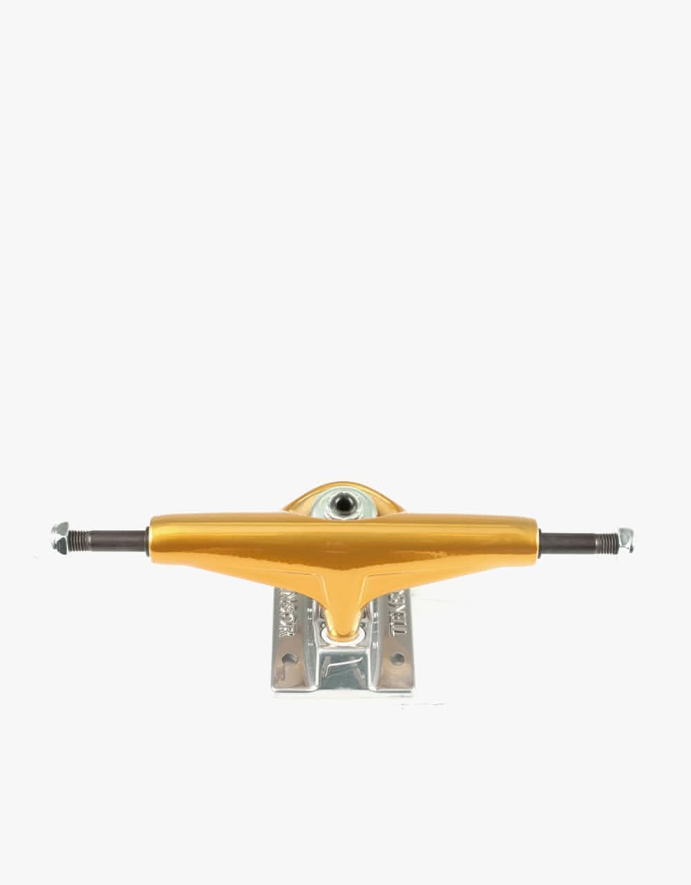 Tensor Mag Light Glossy 5.25 Skateboard Trucks - Gold/Silver (Pair)