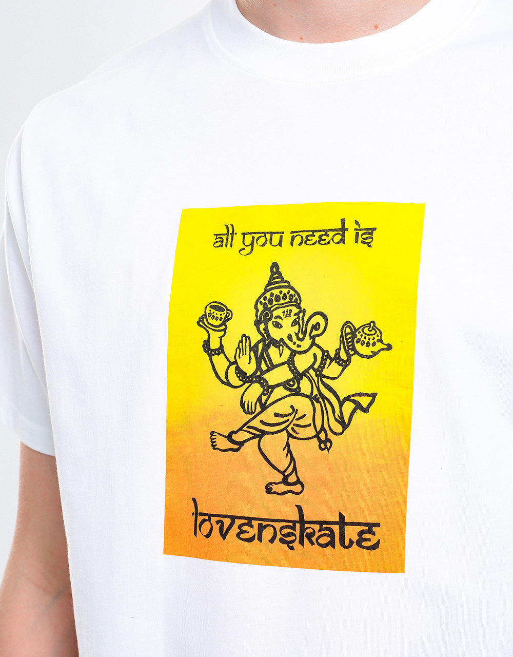 Lovenskate 'All You Need Is....' T-Shirt - White