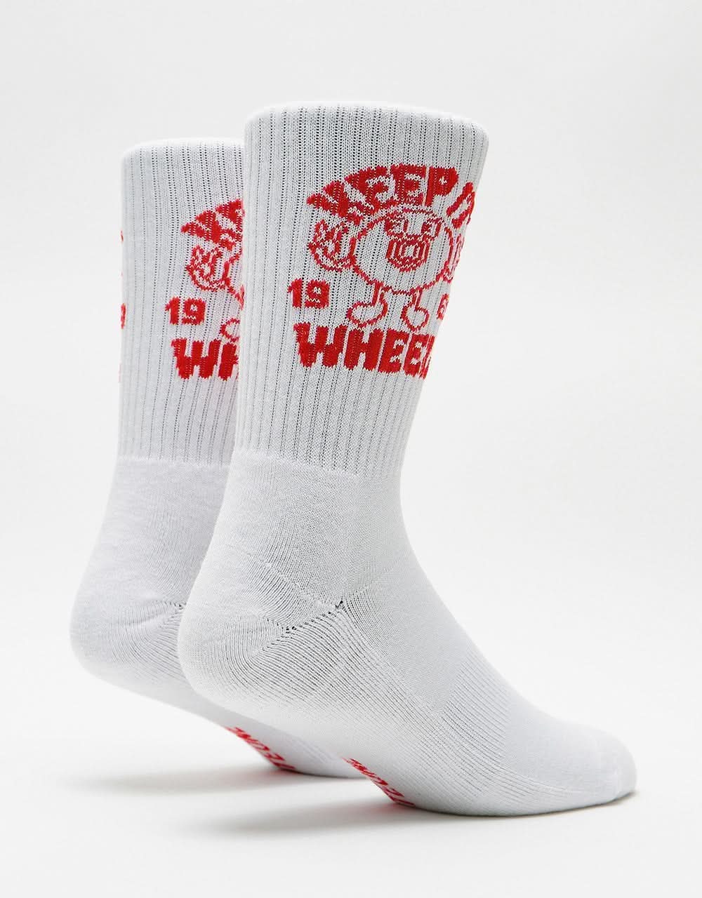 Route One Keep It Wheel Socks - White