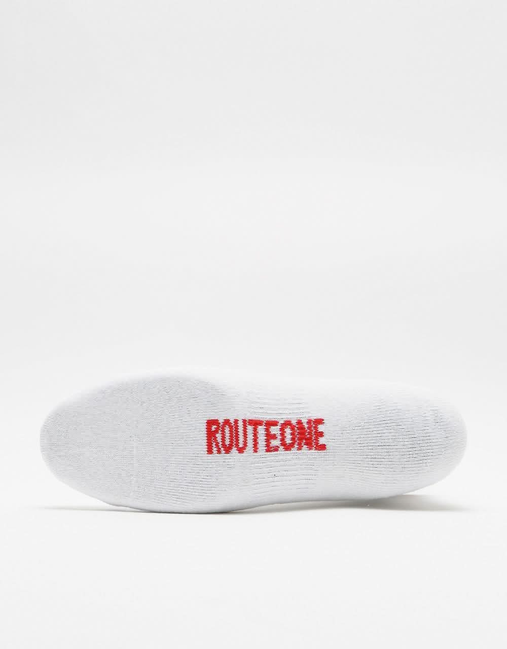 Route One Keep It Wheel Socks - White
