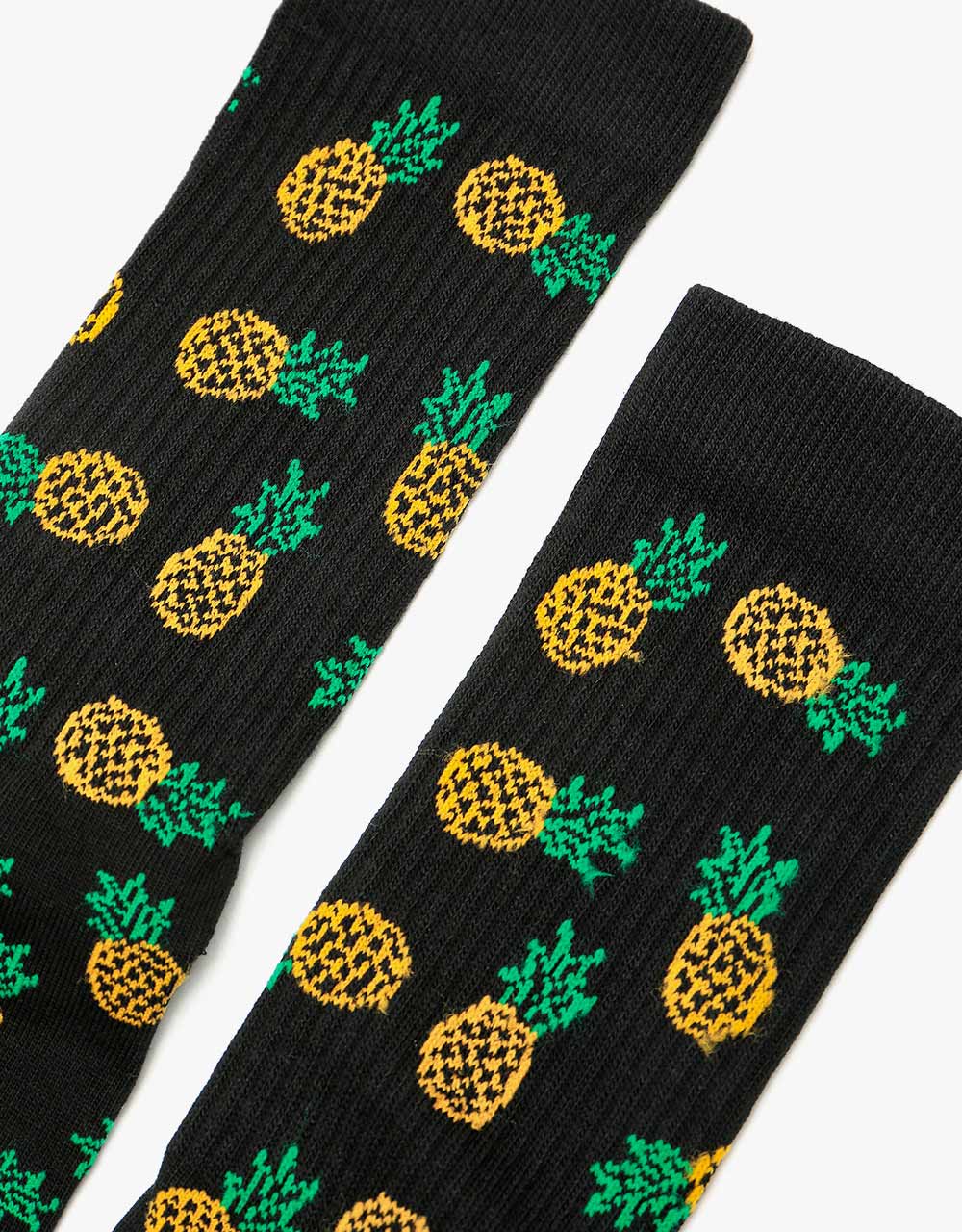 Route One Pineapples Socks - Black