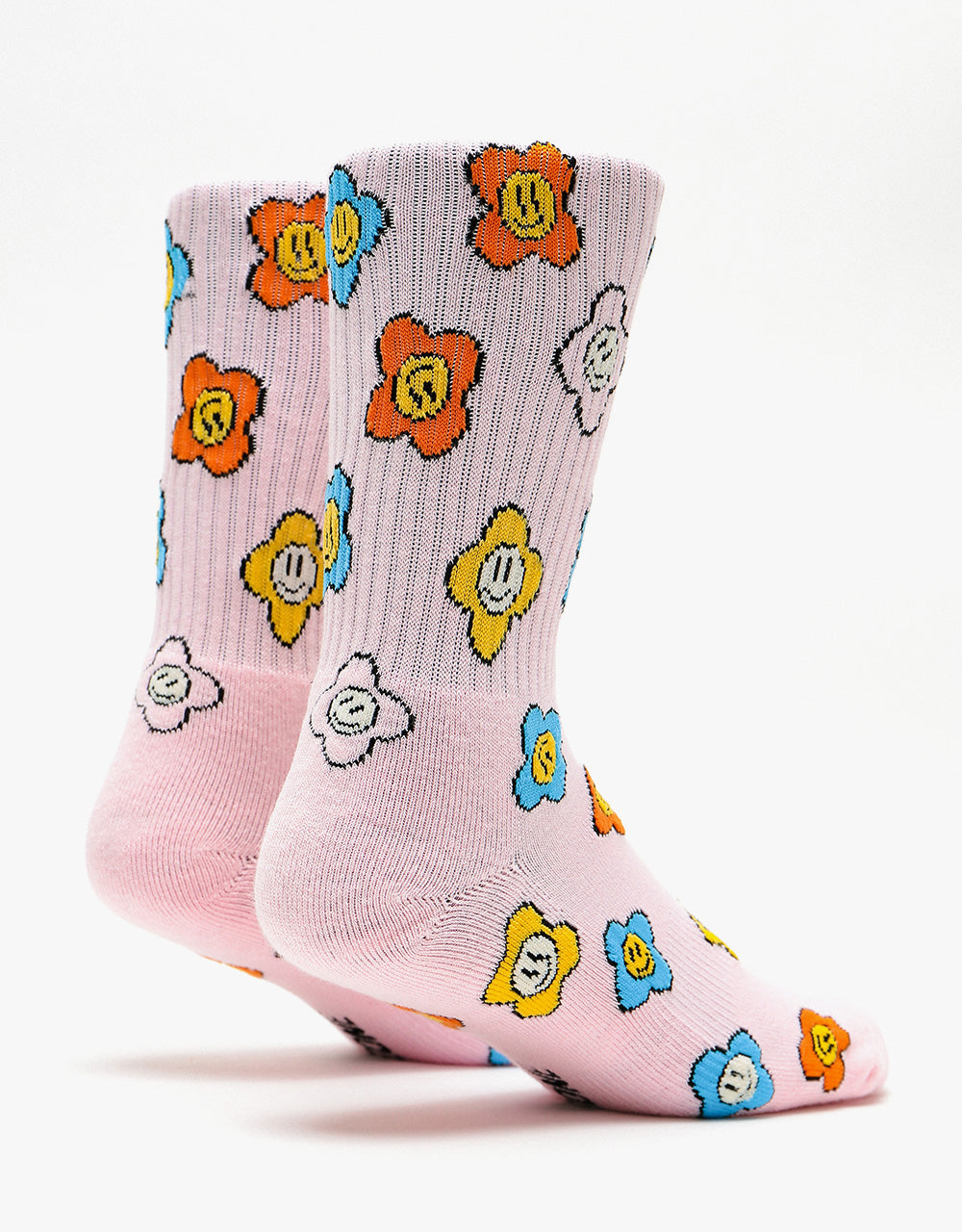 Route One Meadow Socks - Light Pink