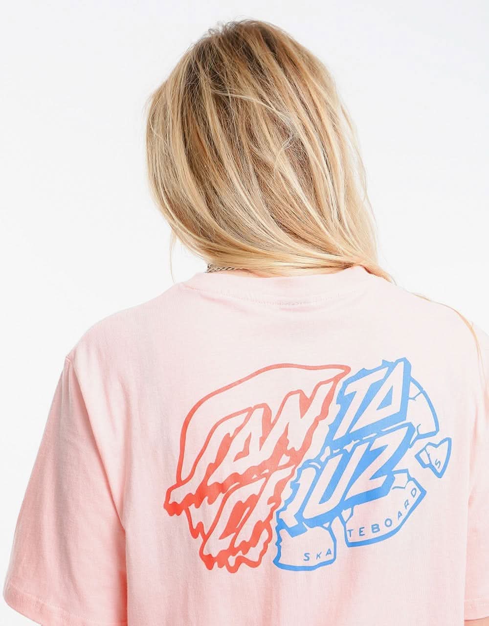 Santa Cruz Womens Universal Dot T-Shirt - Blossom