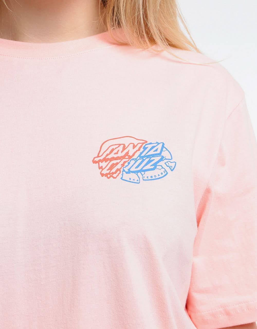 Santa Cruz Womens Universal Dot T-Shirt - Blossom