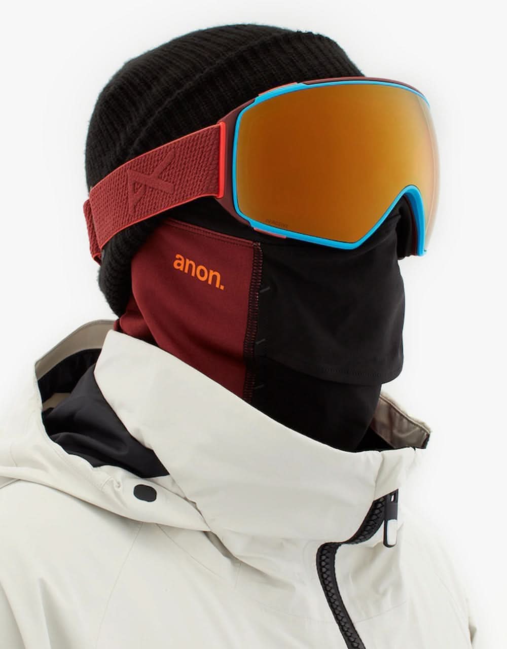 Anon M4 MFI® Toric Snowboard Goggles - Maroon/Perceive Sunny Bronze