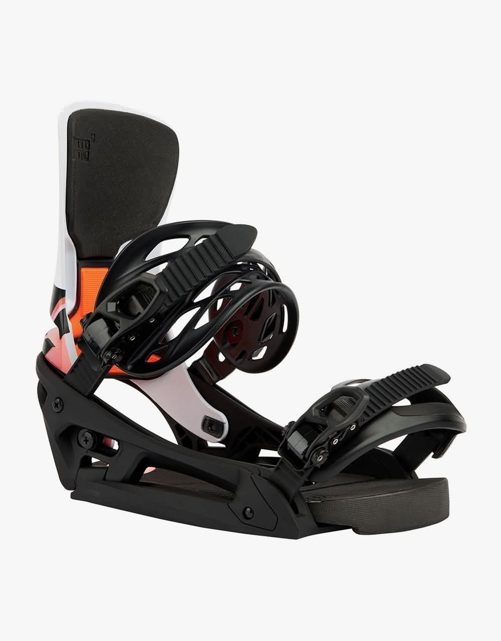 Burton Cartel X EST® Snowboard Bindings - Black/White/Graphic