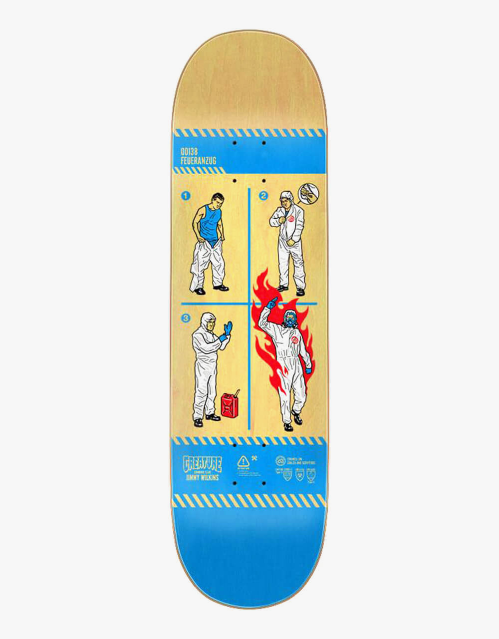 Creature Wilkins Standard Issue Skateboard Deck - 8.8"