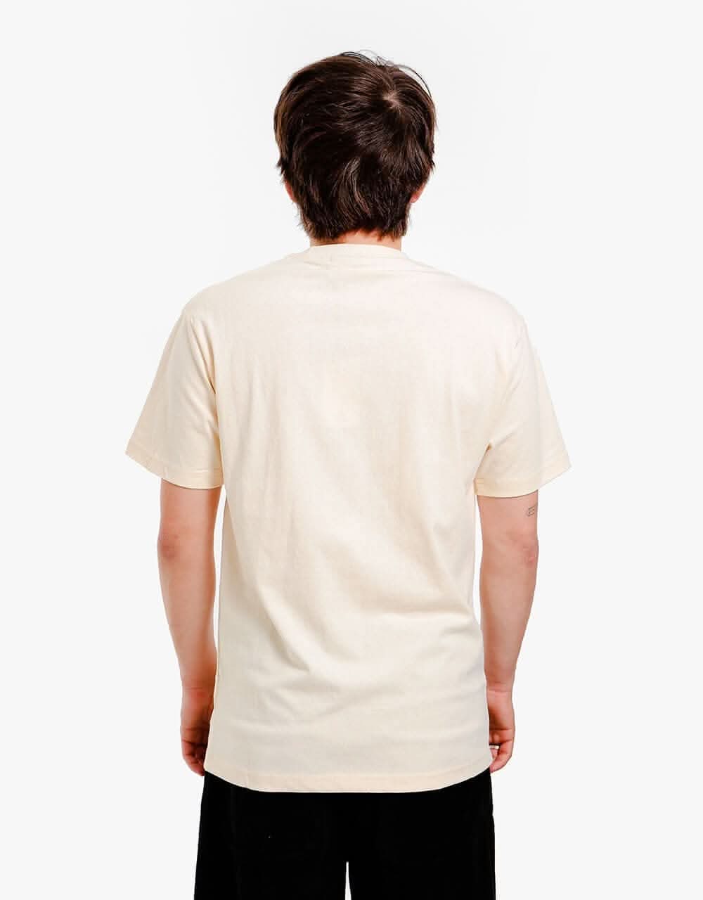 Butter Goods Wordmark Puff T-Shirt - Cream