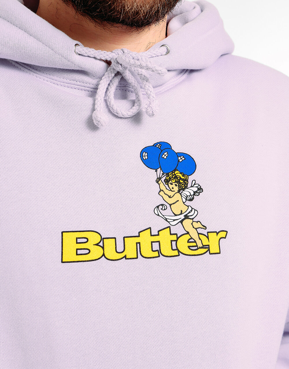 Butter Goods Balloons Logo Pullover Hoodie - Lavender