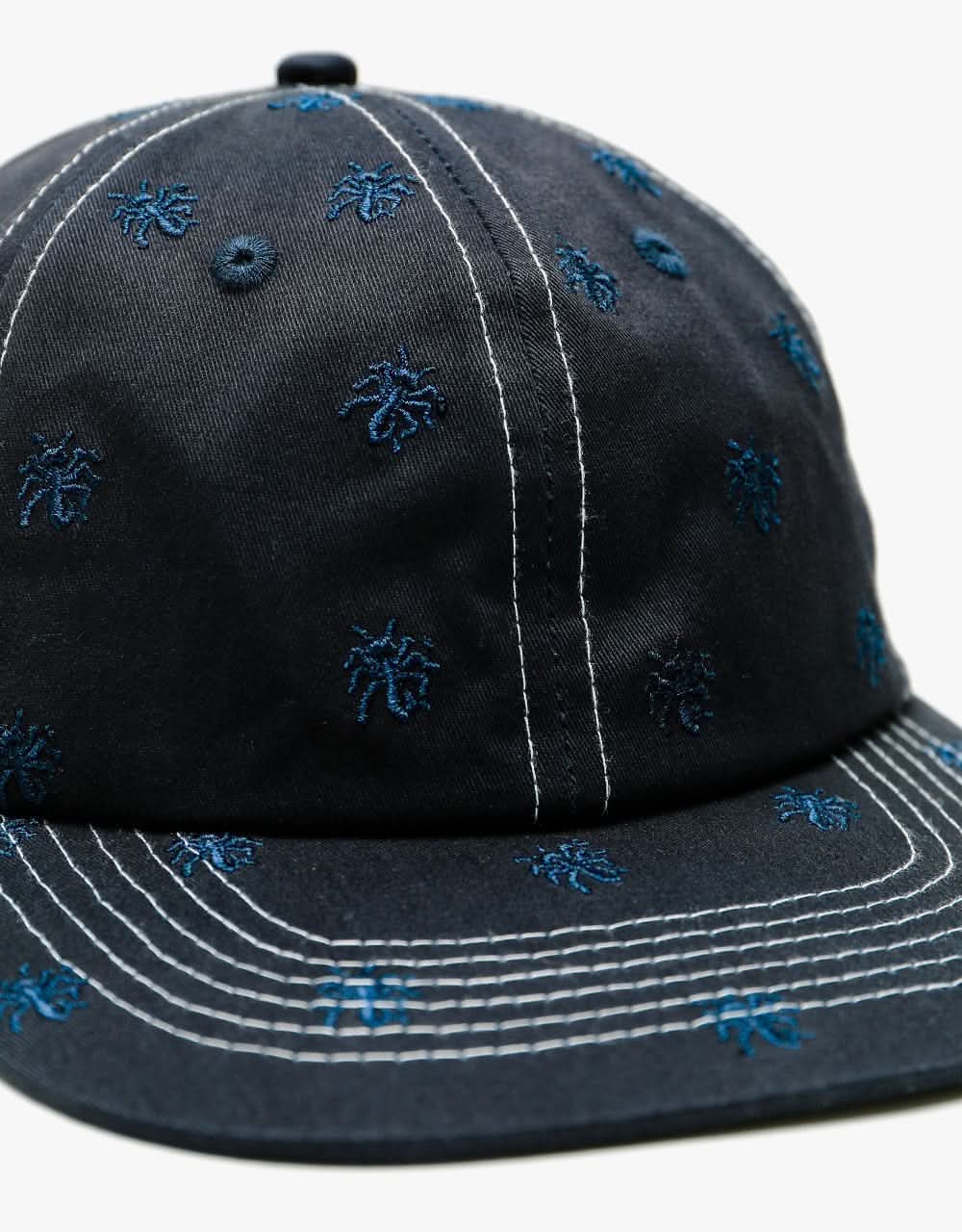 Butter Goods Bug 6 Panel Cap - Navy