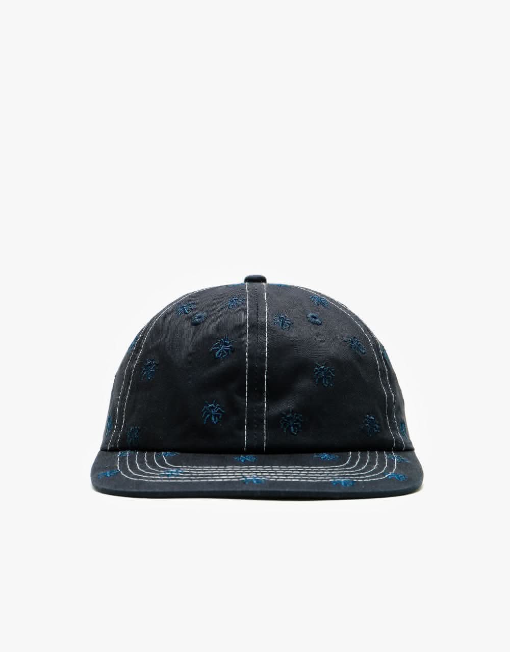 Butter Goods Bug 6 Panel Cap - Navy