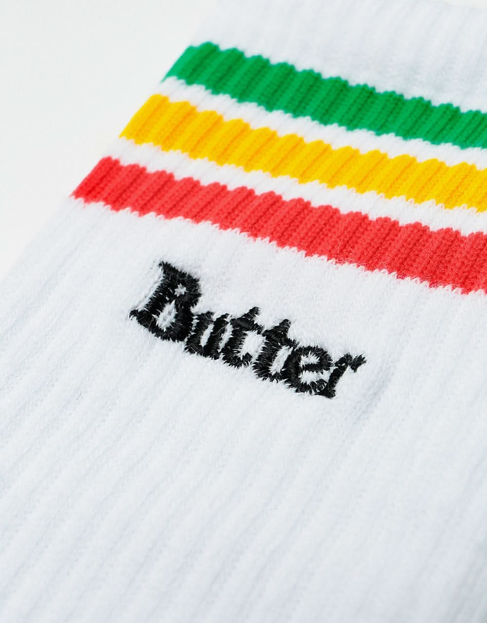 Butter Goods Stripe Socks - White