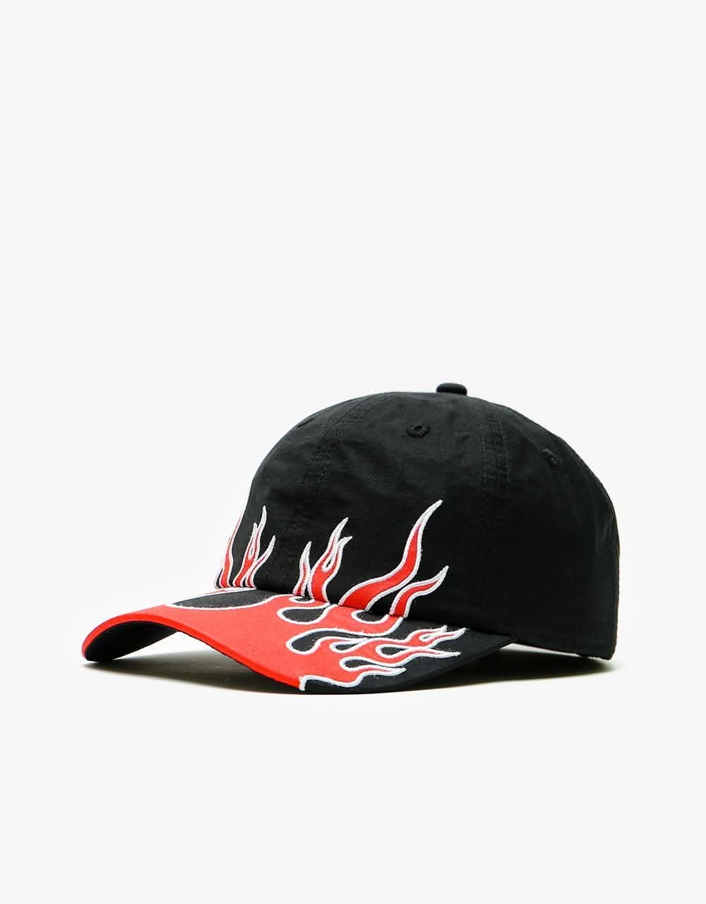 Butter Goods Flame 6 Panel Cap - Black