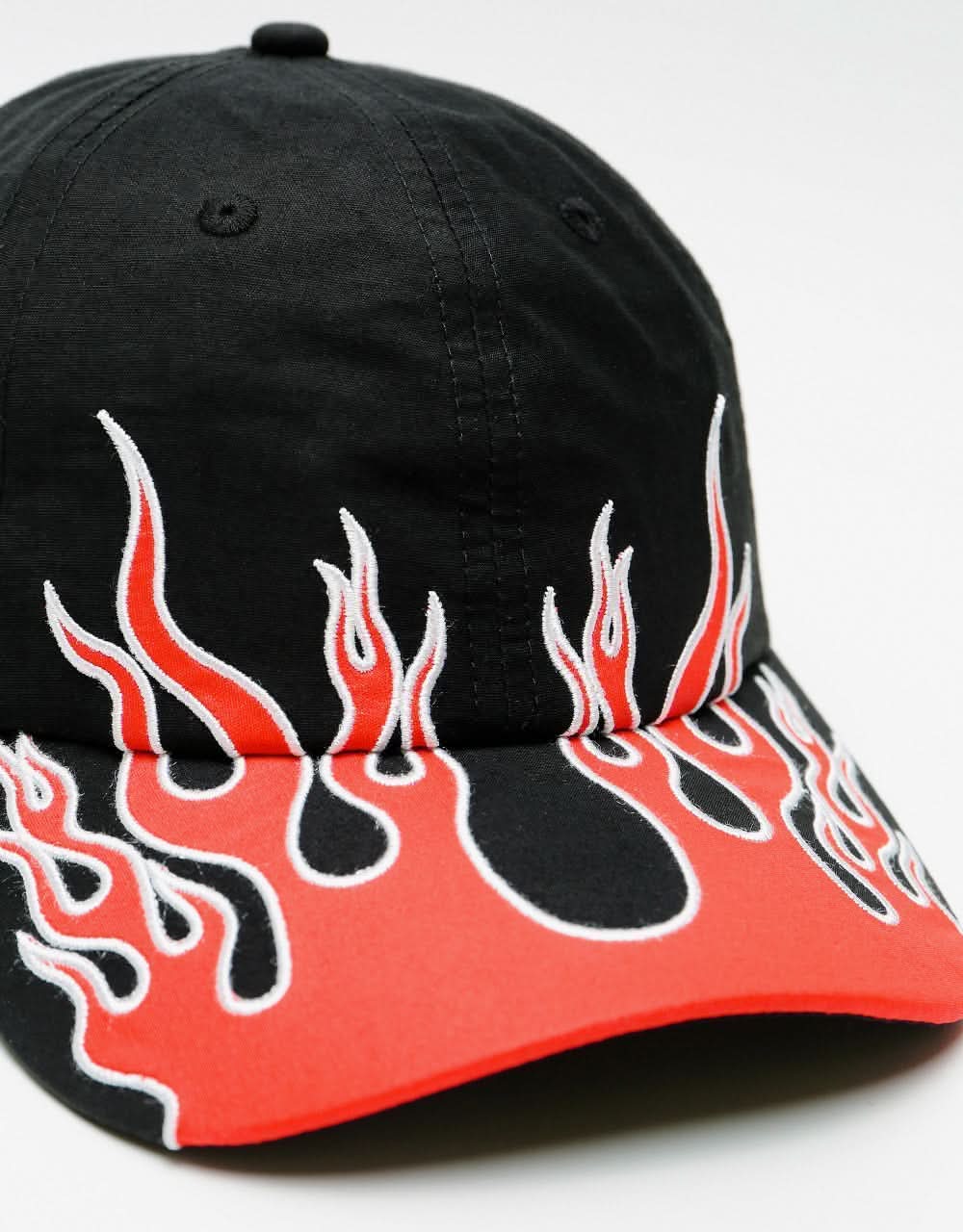 Butter Goods Flame 6 Panel Cap - Black