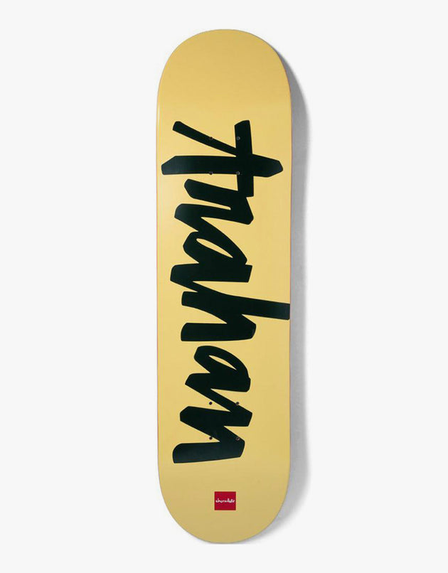 Chocolate Trahan Chunk Name Skateboard Deck - 8"