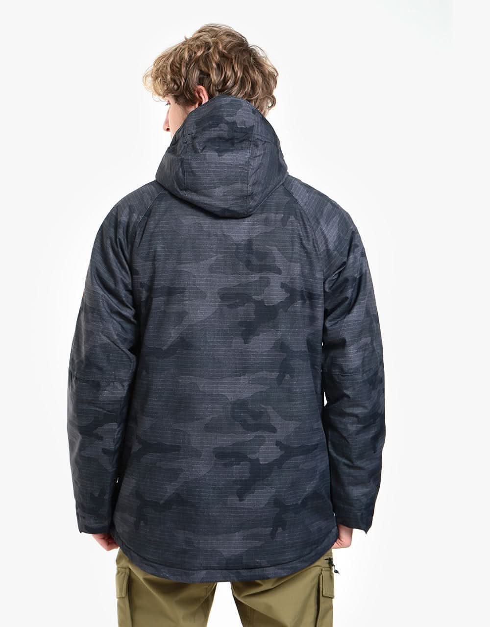 686 Geo Insulated Snowboard Jacket - Black Camo Colorblock