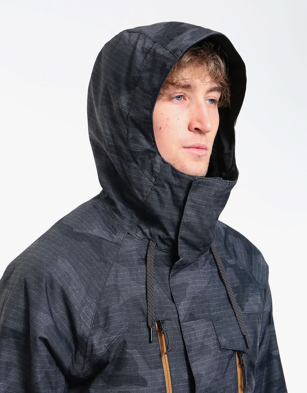 686 Geo Insulated Snowboard Jacket - Black Camo Colorblock