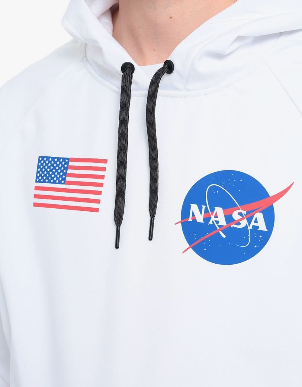 686 x NASA Waterproof Pullover Hoodie - White