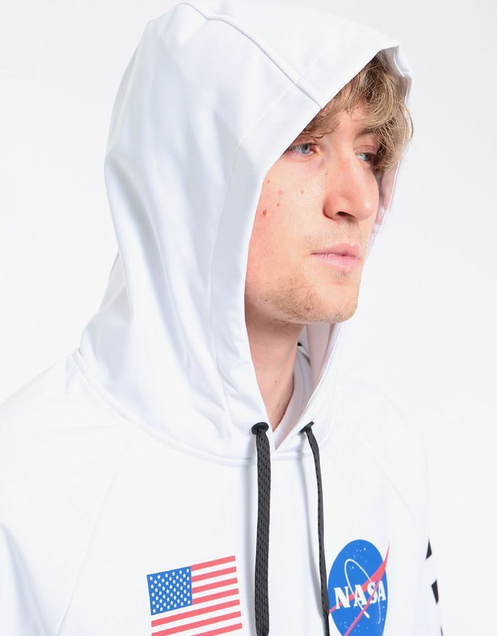 686 x NASA Waterproof Pullover Hoodie - White