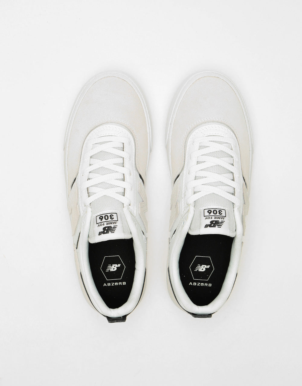 New Balance Numeric 306 Skate Shoes - White/Black/White