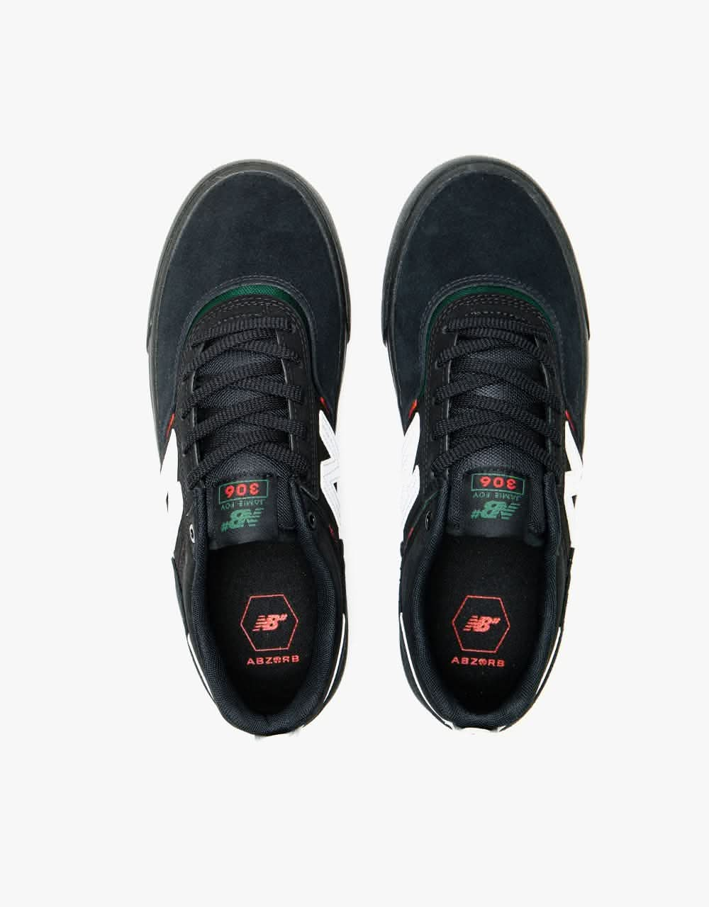 New Balance Numeric 306 Skate Shoes - Black/Black