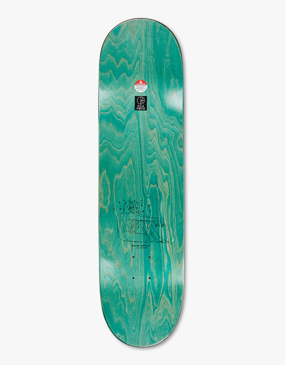 Polar Grund Rider Skateboard Deck - P9 Shape 8.625"