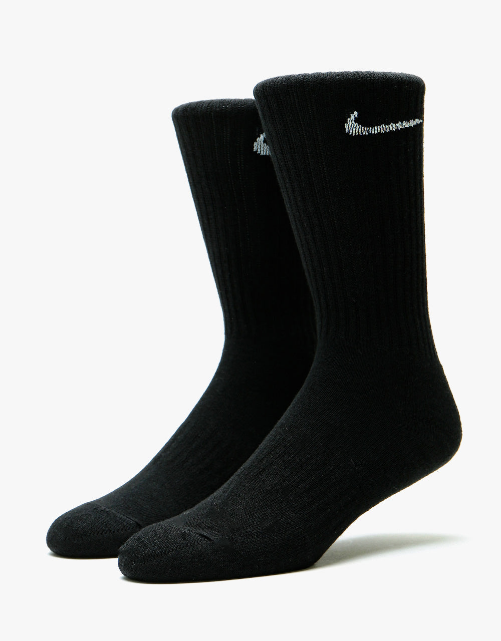 Nike SB Everyday Cushioned Socks 3 Pack - Black/White