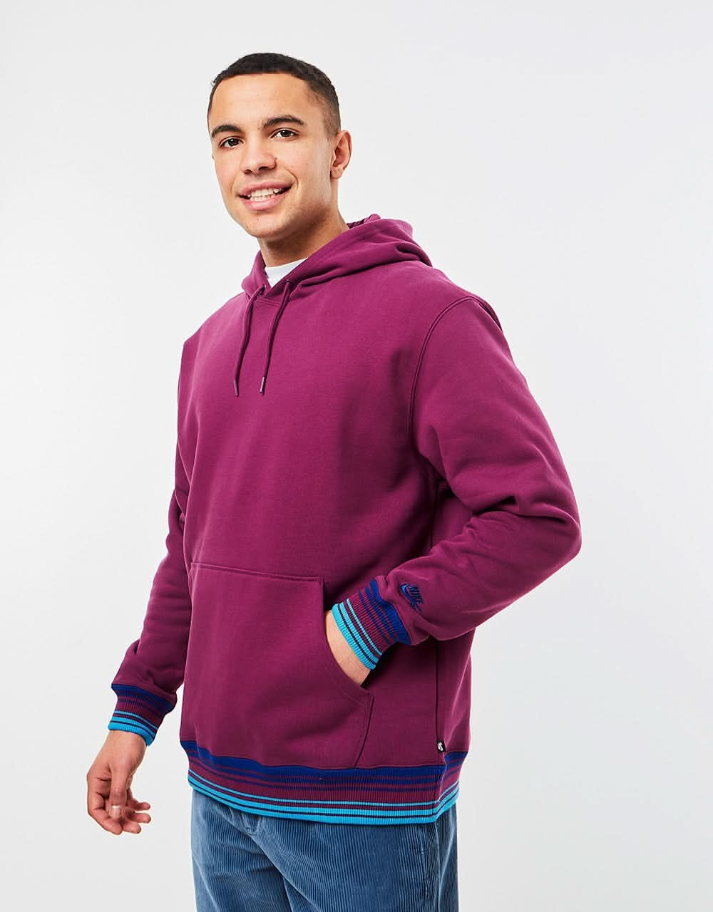 Nike SB LBR Pullover Hoodie - Sangria/Laser Blue/Deep Royal Blue