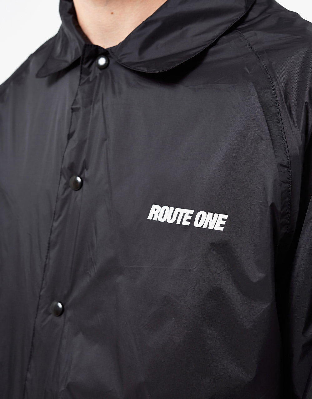 Route One Classic Coach Jacket - Black