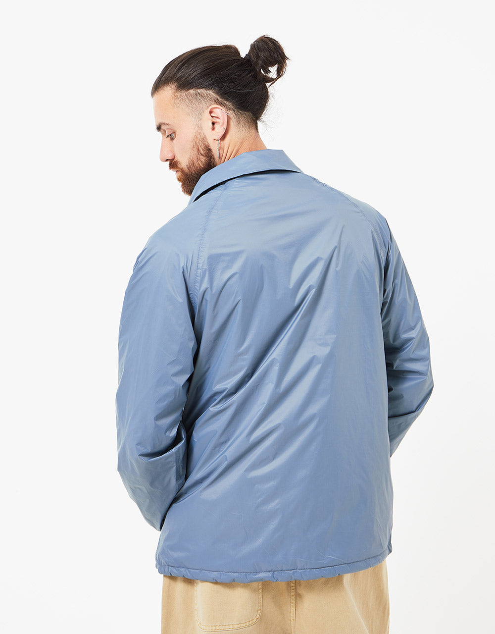 Route One Classic Coach Jacket - Storm Grey