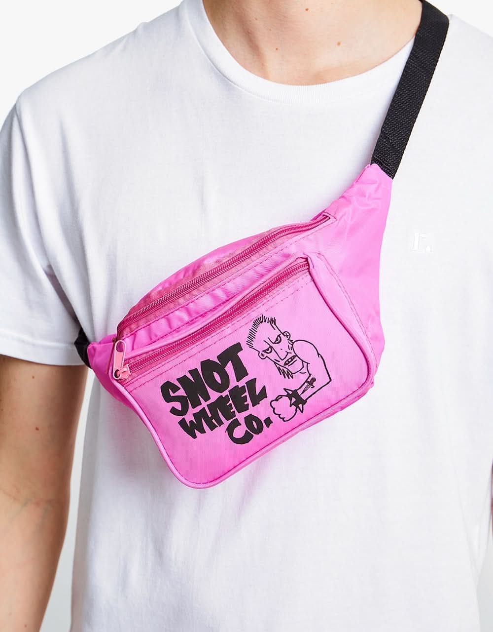 Snot Dead Boi Cross Body Bag - Pink