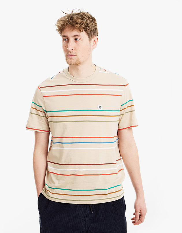 Element Hovden Stripes T-Shirt - Oxford Tan