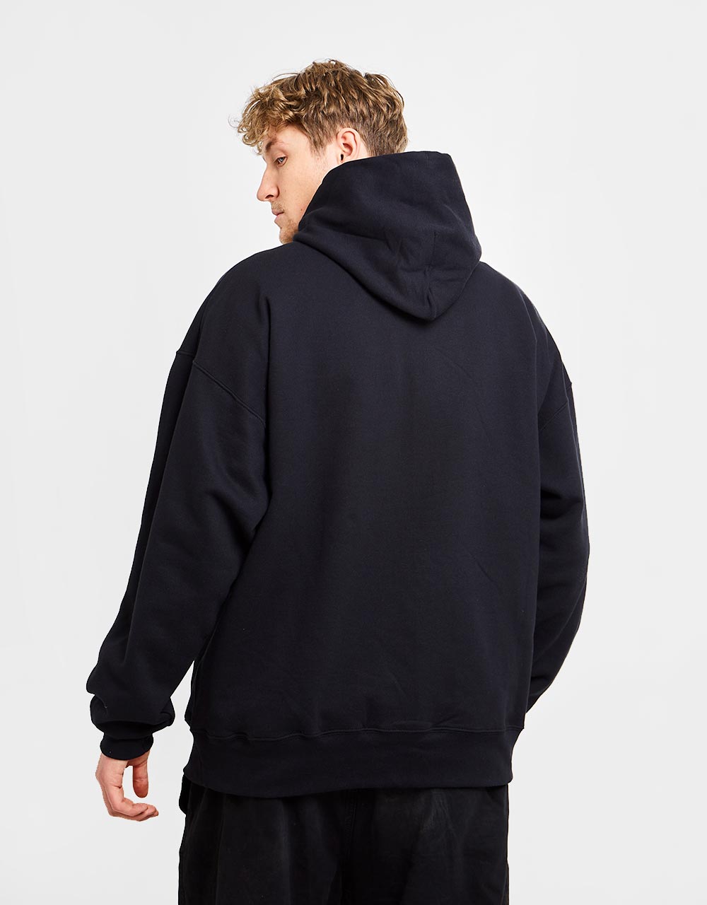 Thrasher Double Flame Pullover Hoodie - Black
