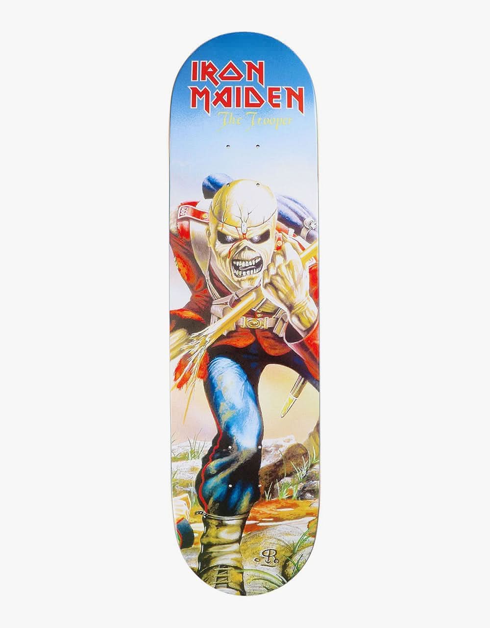 Zero x Iron Maiden The Trooper Skateboard Deck 8.25"