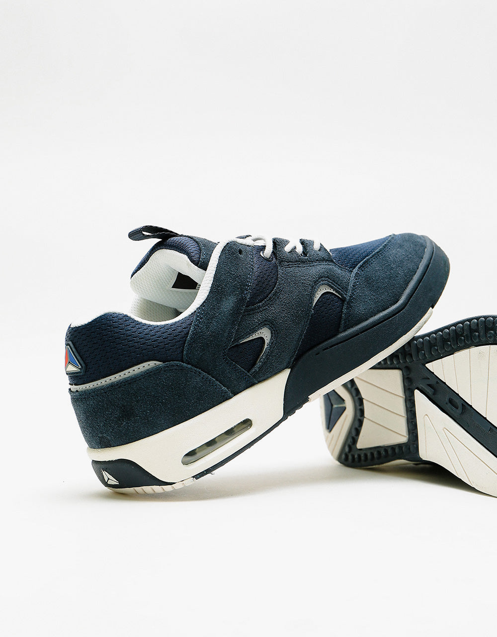Axion Genesis Skate Shoes - Navy/Silver/White